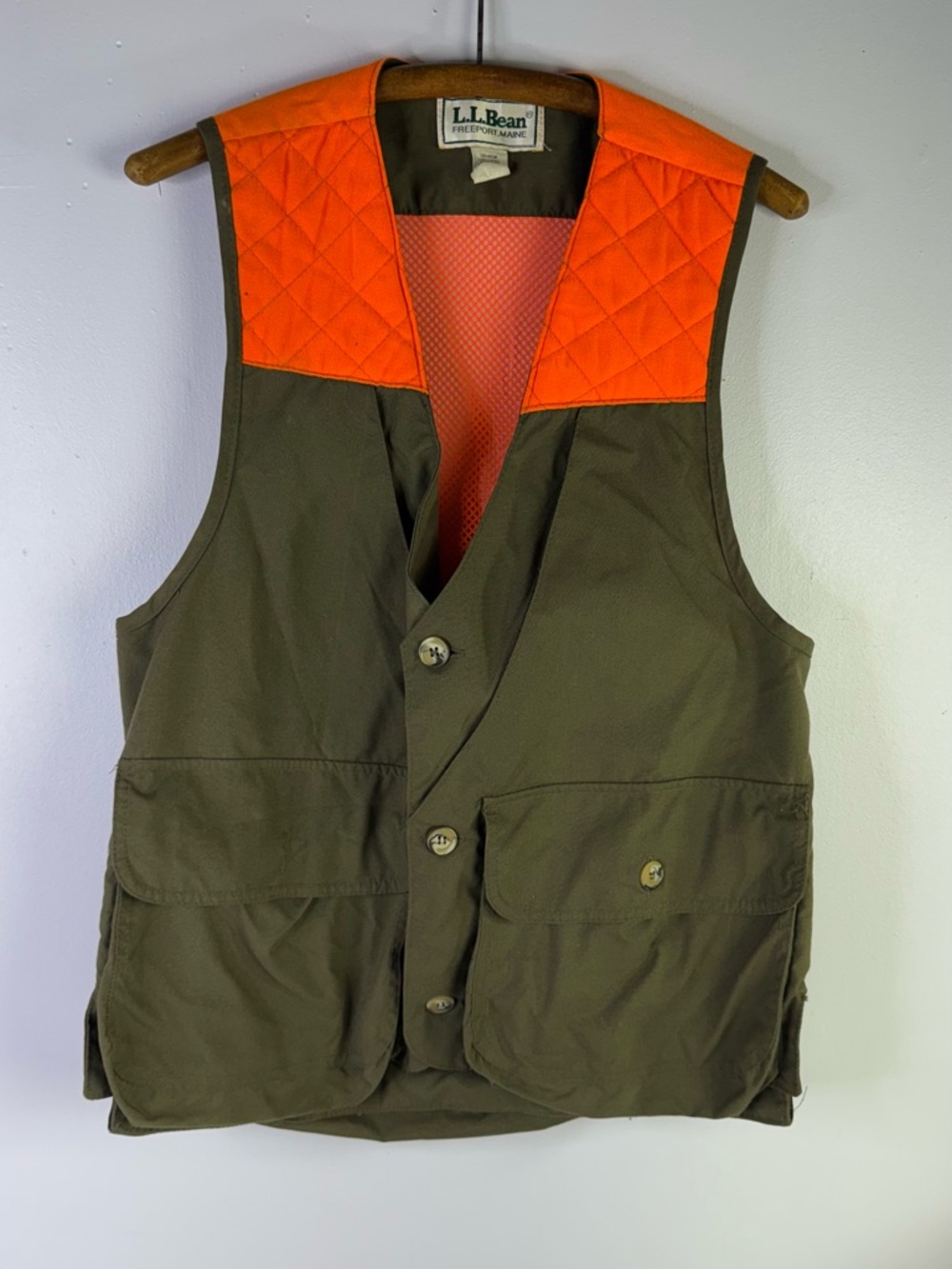 LL Bean Hunting Vest size small , vintage USA